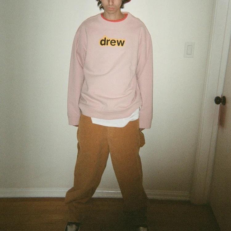 Drew House Secret Crewneck Sweatshirt 'Pink' Men's DR-SS21-64