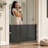 Retractable Pet Gate for Cats, Expandable Door Barrier with Room Divider To Keep Indoors