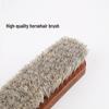 Beech Wood Horsehair Shoe Brush for Leather and Suede - Available in Large and Small Sizes