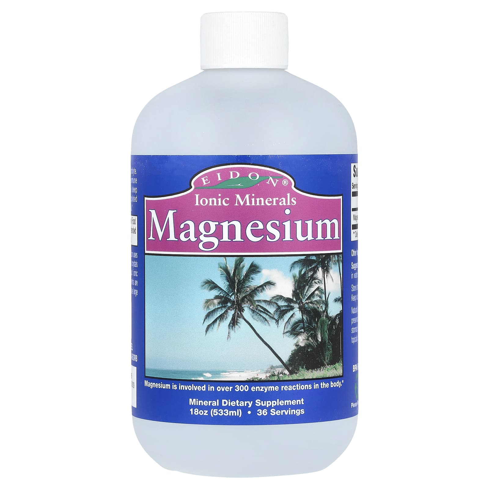 

Magnesium, 533 mL (18 Oz) (8 Mg per serving)