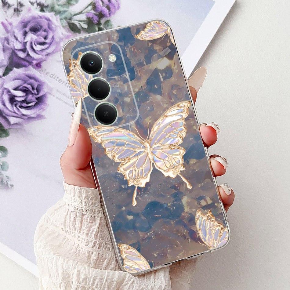 Für Xiaomi Redmi 15 5G Note 15R Elegante Blume Schmetterling Handyhülle Für Redmi Note15R Redmi15 5G Weiche Silikon TPU Hüllen