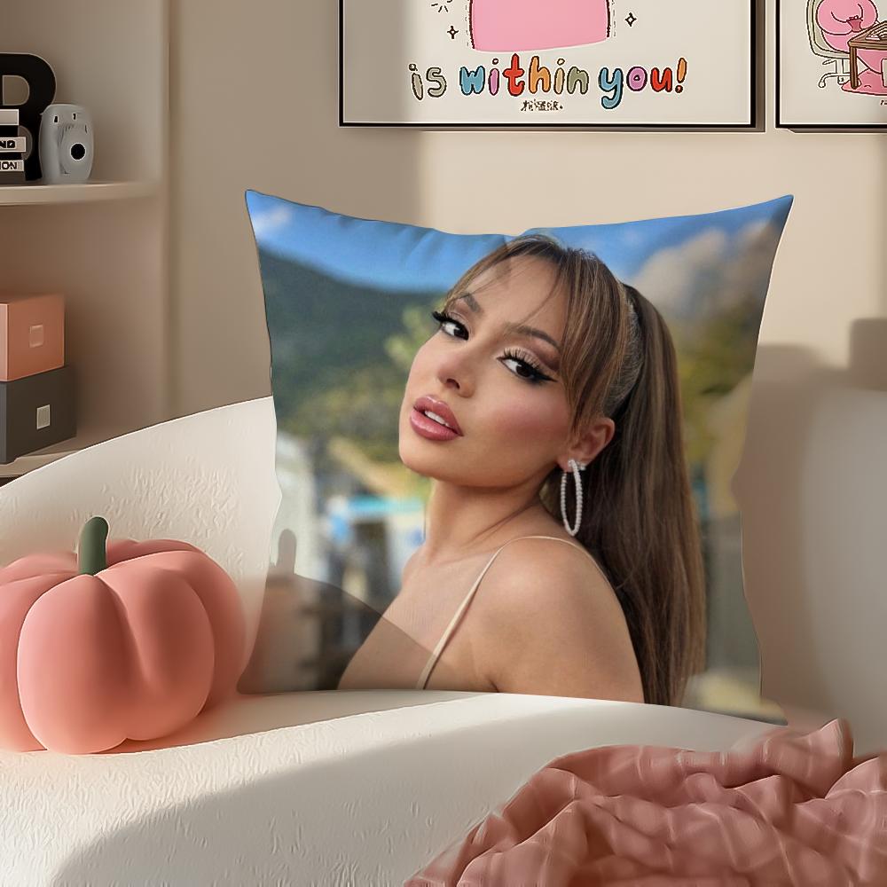 Edgy Rap German Cool Singer AAyliva Cushion Cover Pillowcase Short Plush Invisible zipper Room Sofa Cushion Cover