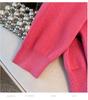 Plus Size Women’s Loose Cardigan Sweater, Bust 150/160, Sizes 200-350 Jin - Model 8303