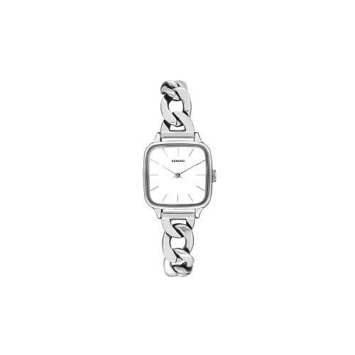 Authorized Dealer: KOMONO Women's Watch KOM-W4269 KATE Revolt Silver/White