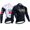 New UAE Cycling Jersey Long Sleeves Windbreaker Jacket Men Women 2025 Riding Ropa Ciclismo Bicycle Maillot Jersey Clothing