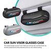 BROB8 Car Interior Universal Sun Visor Sunglasses Storage Glasses Box For Performance Alpina iX7 X1 X2 M3 M6 X3 X4 X5 X6 E62