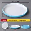 Melamine Nordic Style Cold Dish & Stir-fry Plate for Restaurants and Hotels