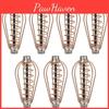 Feeder Metal Lure Fishing Portable Bait Cage Tackle Accessories With Weightcopper Colour 25g6pcs