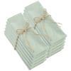 20PC 30X45CM Cotton Hotel Serving Cloth Napkins Fabric Family Dinner Kitchen Green Tea Towels Table Mat Wedding Table Decoration