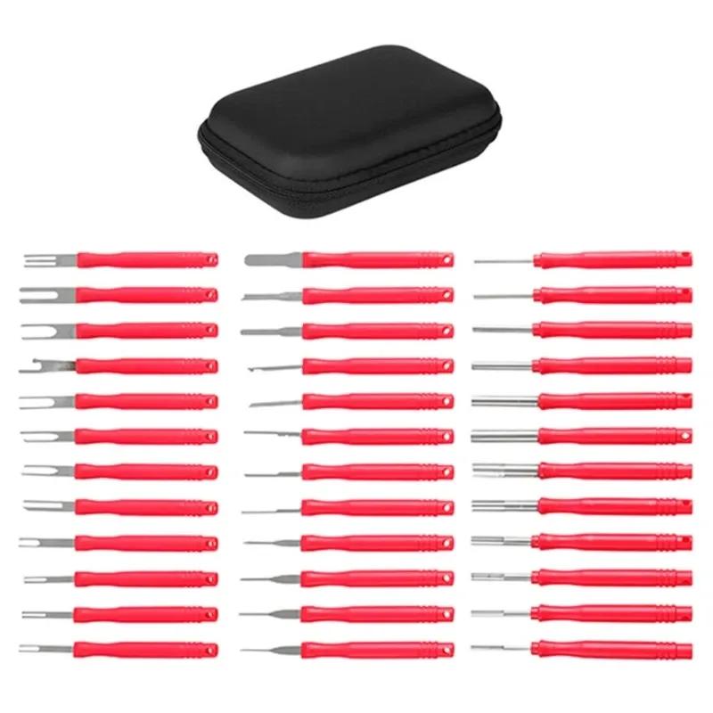 Terminal Removal Tool Set Terminal Ejectors for Car Pin Extractor Tool Release Electrical Wire Connector Puller Car Repair Tool