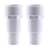 652F Pack Of 2 Swimming Pool Filter Pipe Connectors 32/38MM Adapter Strong Plastic Fittings for Efficient Water Filtrations