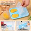 4Pcs Mango Silicone Mould for Baking Fondant Mould 4 Cavity Silicone Mango Mold 3D Dessert Cake DIY Mold for Chocolate Pudding