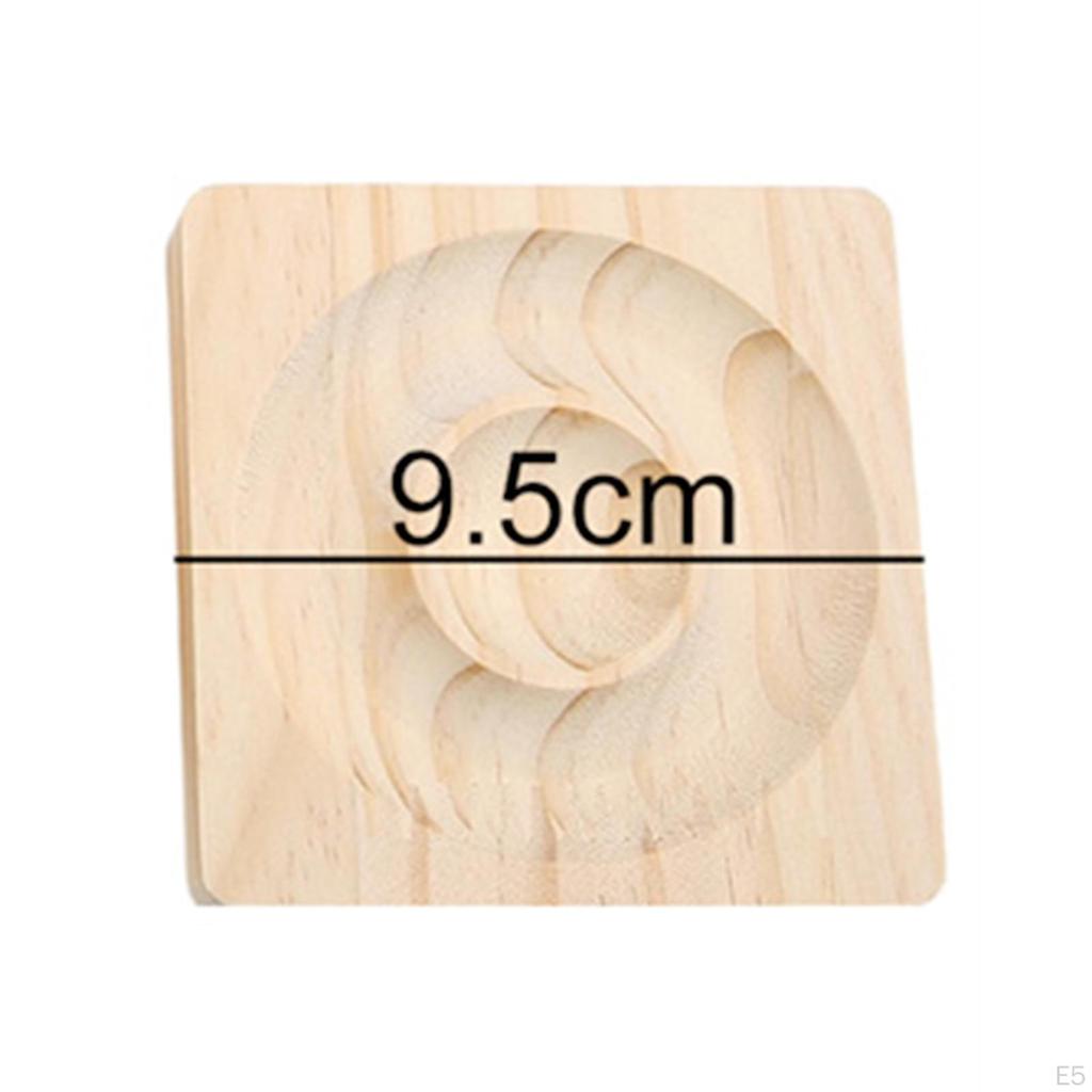 Tacka na bransoletki z bambusa, tacka do przechowywania biżuterii, organizer na koraliki i zawieszki