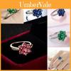 Crossborder Fashion Jewelry Ring With Colorful Zirconia And Gold Plating For Women