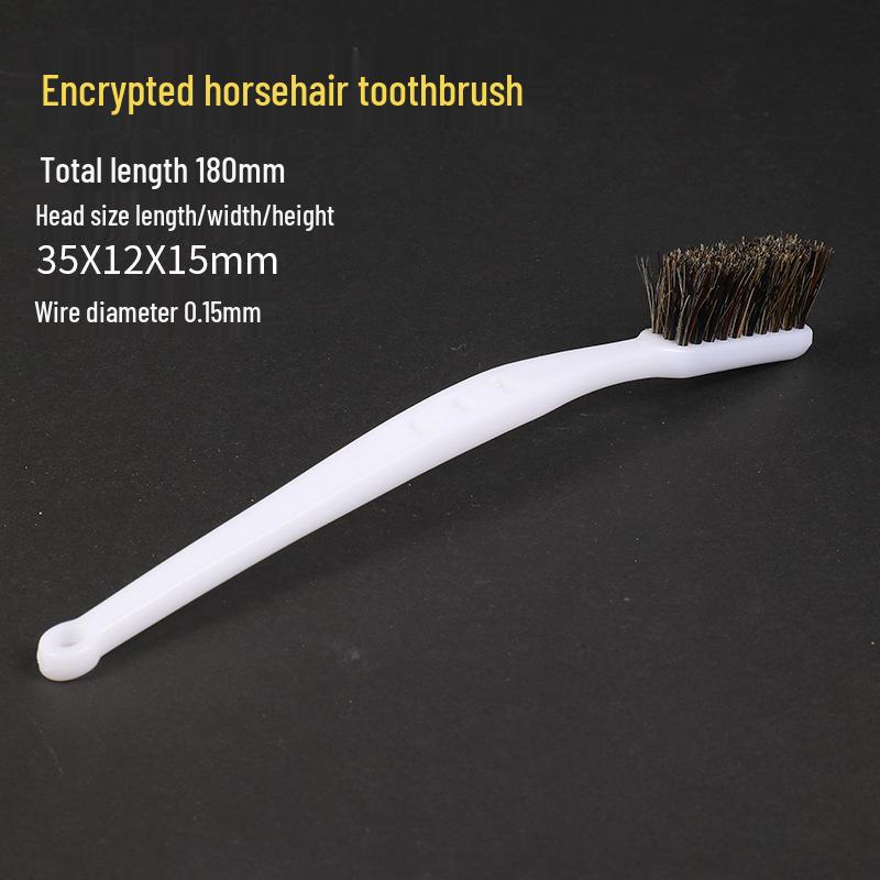 Plastová rukojeť Ocelový drátěný kartáč pro čištění Wenwan, King Kong Bodhi a ořechových předmětů s měděným drátem a kančími štětinami