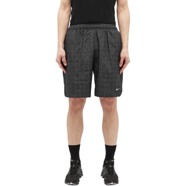 Nike Logo Loose Wide Leg Shorts Men Shorts Black CZ5095-010