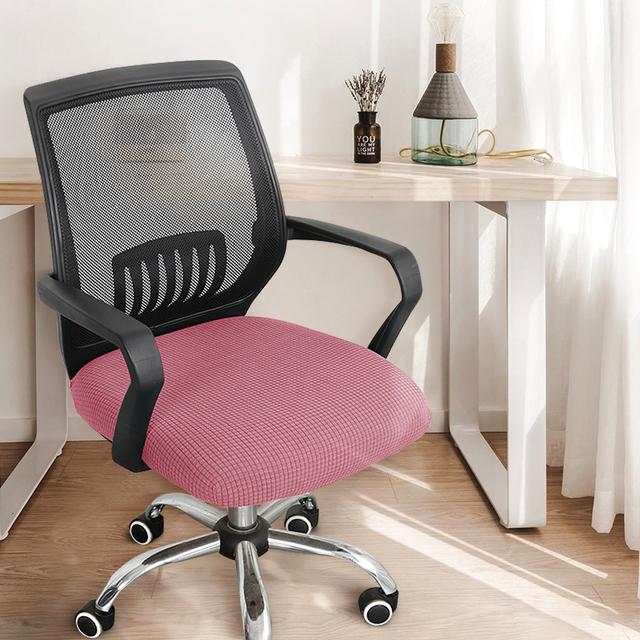 Office Seat Cover Thickened Simple Chair Cover Elastic Home Stool Cover Fabric General Computer Swivel Chair Cover