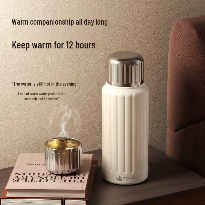 TOMIC Pure Titanium Tea Infuser Thermos