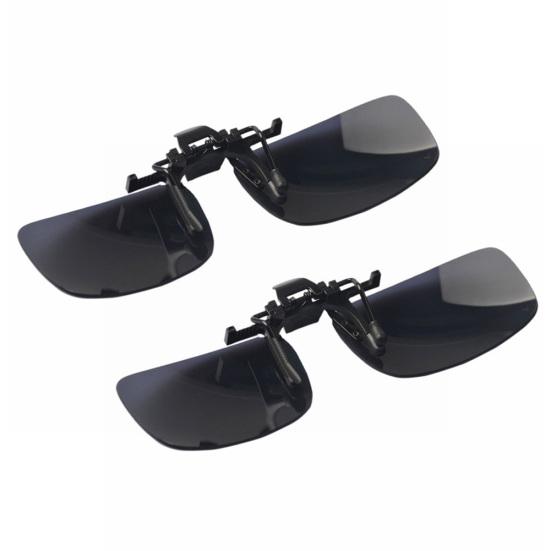 Polarisierte Gläser Blendschutz UV-Schutz Aufsteckbare Klapp-Sonnenbrille Fahrbrille