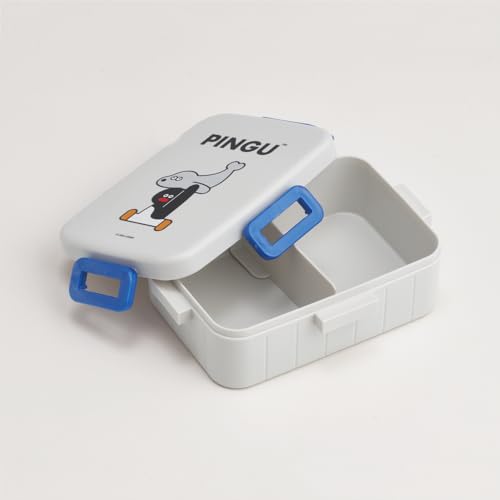 Skater Bento Box 650ml Antibacterial 4 Point Lock Women's Pingu x Seiji Matsumoto Made in Japan YZFL7AG-A