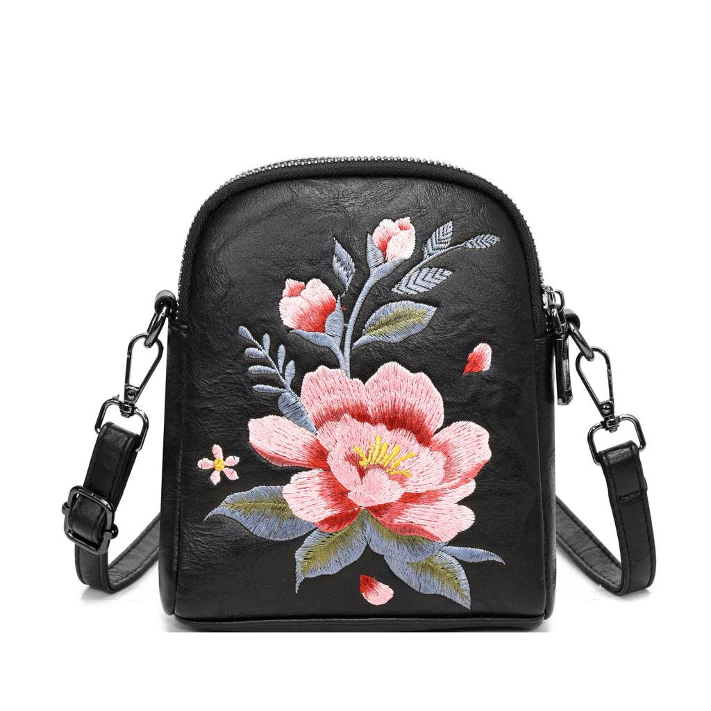 Embroidered Small Bag Chinese Style Single Shoulder Crossbody Mobile Phone Coin Purse Bag