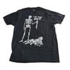 Halloween T-Shirt „I GOT YOUR BACK“ Skelett Punk Goth Unisex Größe Medium
