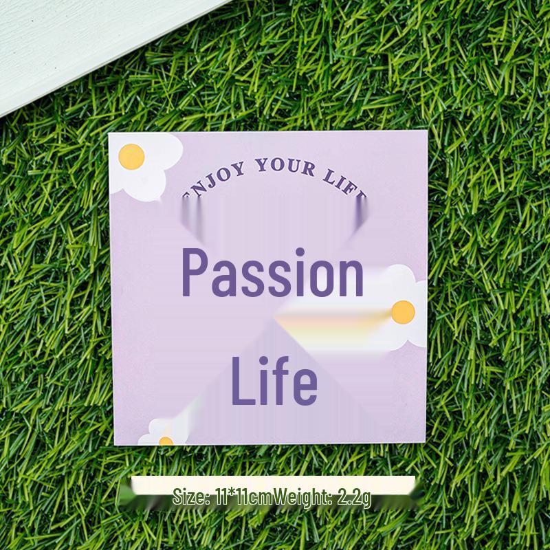 Back-to-School Season Handwritten Blessing Card for Students: DIY Small Card for Children's Day