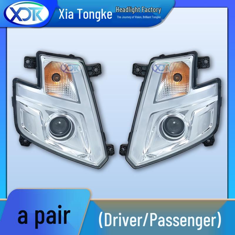 HOWO V5/V7 LED Projector Crystal Headlight Assembly - Waterproof & Anti-fog.