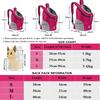 Pet Backpack for Small Medium Dogs Pet Dog Transport Backpack Travel Breathable Dog Carrier Puppy Carrier Pets Carrying Supplies