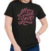 All You Need Is Love Cute Valentine's Day Womens Graphic Crewneck T Shirt Tee