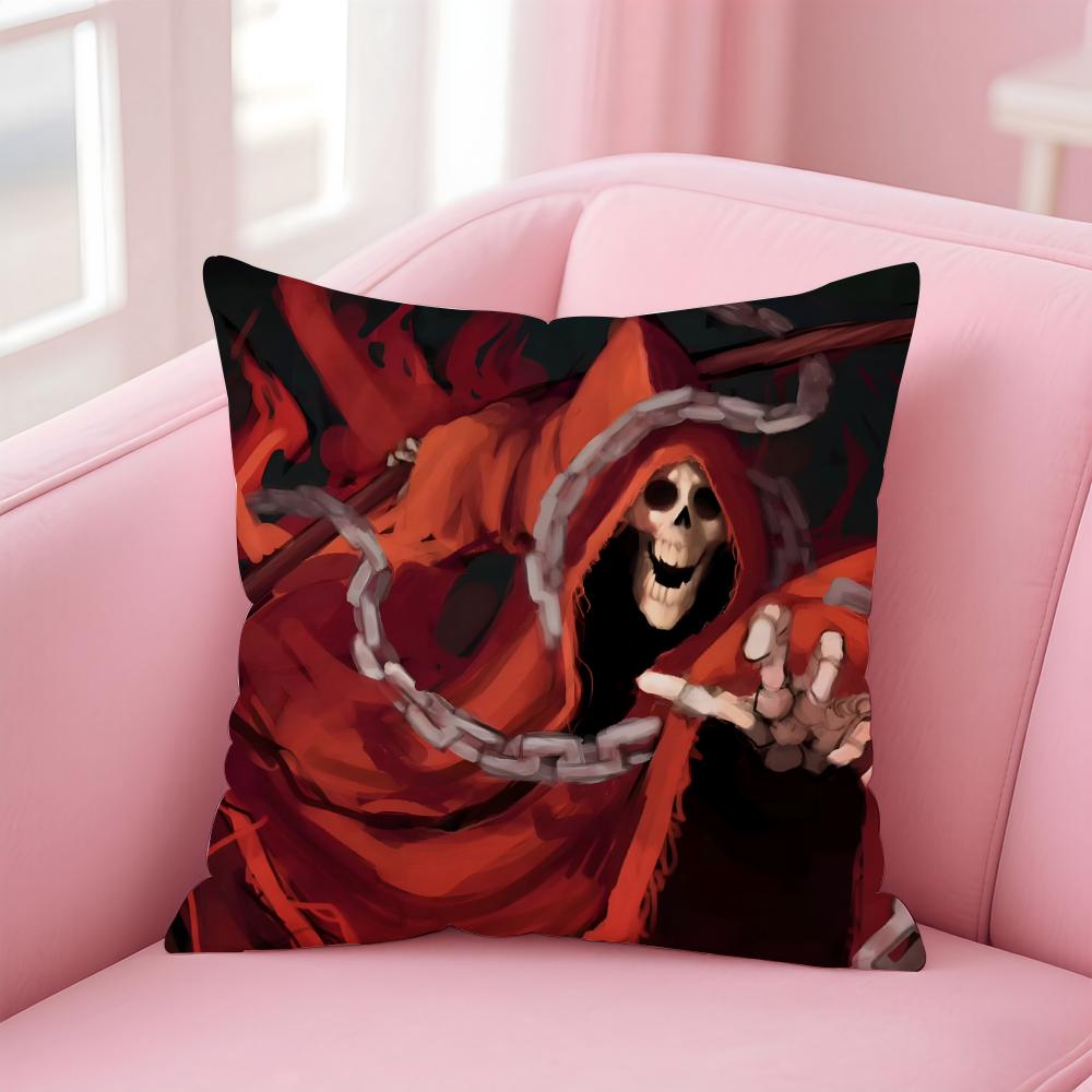 Popular Game VVampire SurvivorsS Cushion Cover Pillowcase Short Plush Invisible zipper Room Sofa Cushion Cover