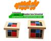 Montessori Sensory Binomial & Trinomial Blocks for Early Math & Spatial Cognition