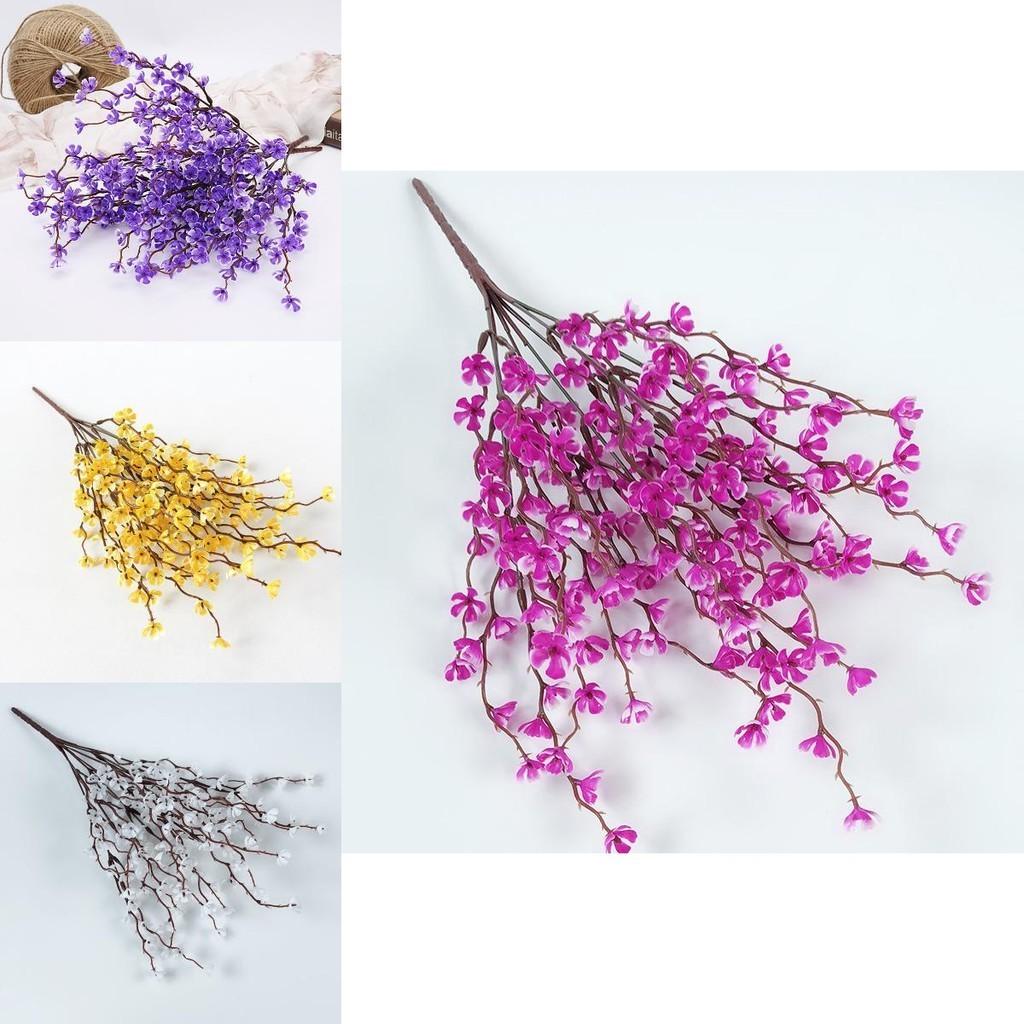 Realistic Artificial Plum Blossom Branches For Elegant Home And Office Decor