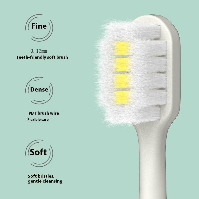 8 Pcs Soft Bristle Toothbrush Tongue Scraper 2 In 1 Cleaner Extra Soft Portable Teeth Cleaning Tool For Adult Travel