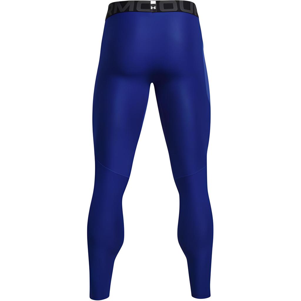 Under Armour HeatGear Moisture Wicking Letter Ventilated Tight Knit Sports Pants Men Pants Royal-Blue 1361586-400