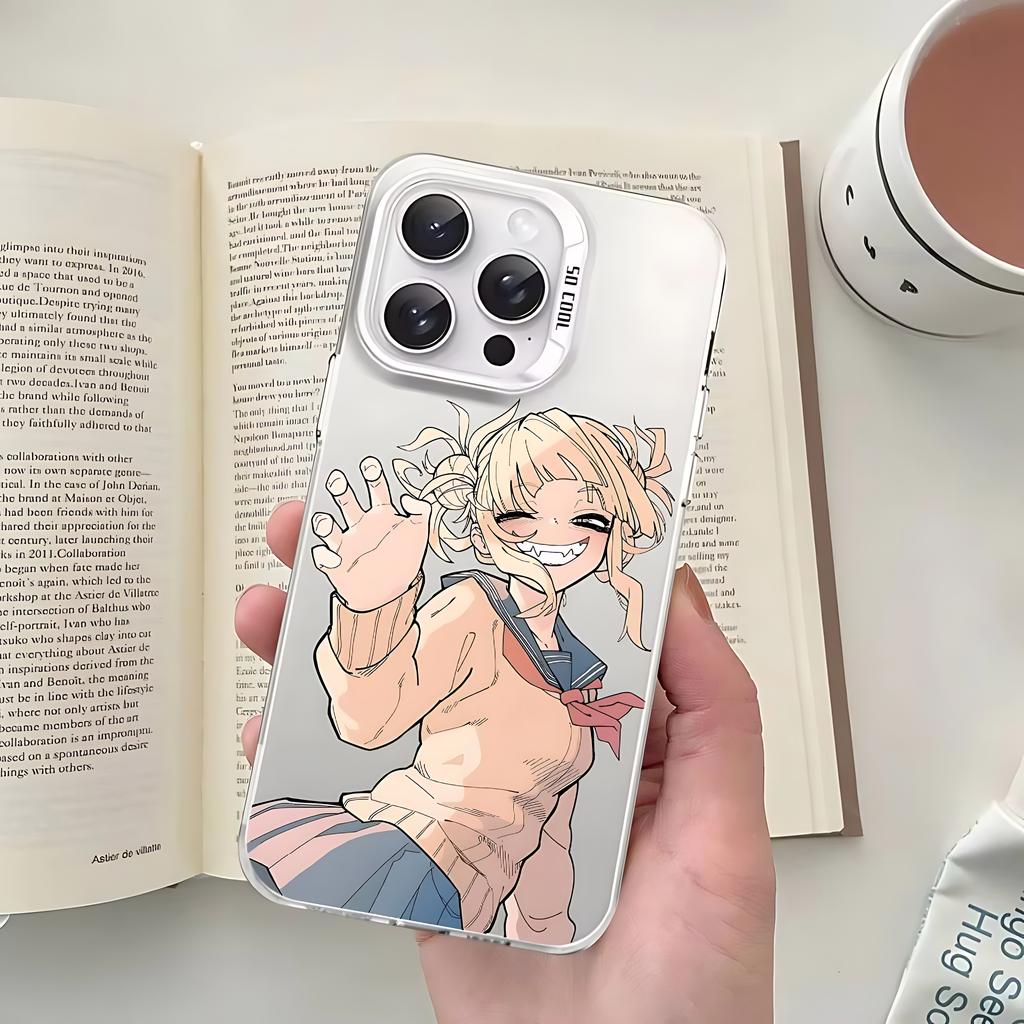 Anime Himiko Toga Cartoon Phone Case For iPhone 17 16e 16 15 14 13 12 11 Mini Pro Max XR XSMAX 8 7 Air Plus Anti Fall Back Cover