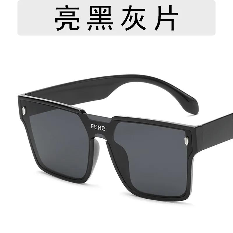 New Oversized Rectangle Sunglasses Women'S Fashion Square Sun Glasses Men'S Classic Vintage Eyewear Shades Uv400 Glasses