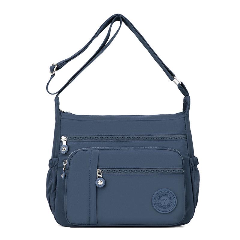 Women's Waterproof Nylon Single Shoulder Crossbody Bag - Casual Fashion, Simple Mom Shopping Bag