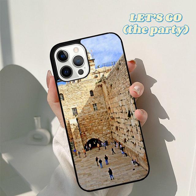 Autumu Jerusalem Western Wailing Wall Phone Case Cover for iPhone 17 Air 16 16e 15 12 11 13 14 Pro Max Plus Coque