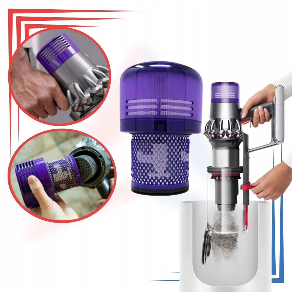 Zmywalny Filtr Hepa Do Dyson V11 Sv14 Sv17 Akcesoria Do Odkurzacza X 2