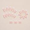 24 Pcs Simple and Pure Aurora French Manicure, Sweet and Gentle Round Head Almond Nail, European and American Foreign Trade Models, Wearing Nail Pads