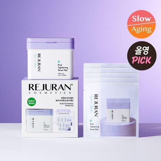 Rejuran Derma Healer Pore Tightening Toner Pads (60 sheets) Limited Edition (+ 2 toner pads x 5ea)