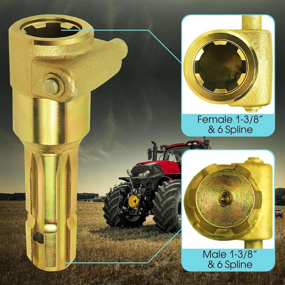 Reinforced Design PTO Extender Quick Connect Adapter  Agricultural Implements