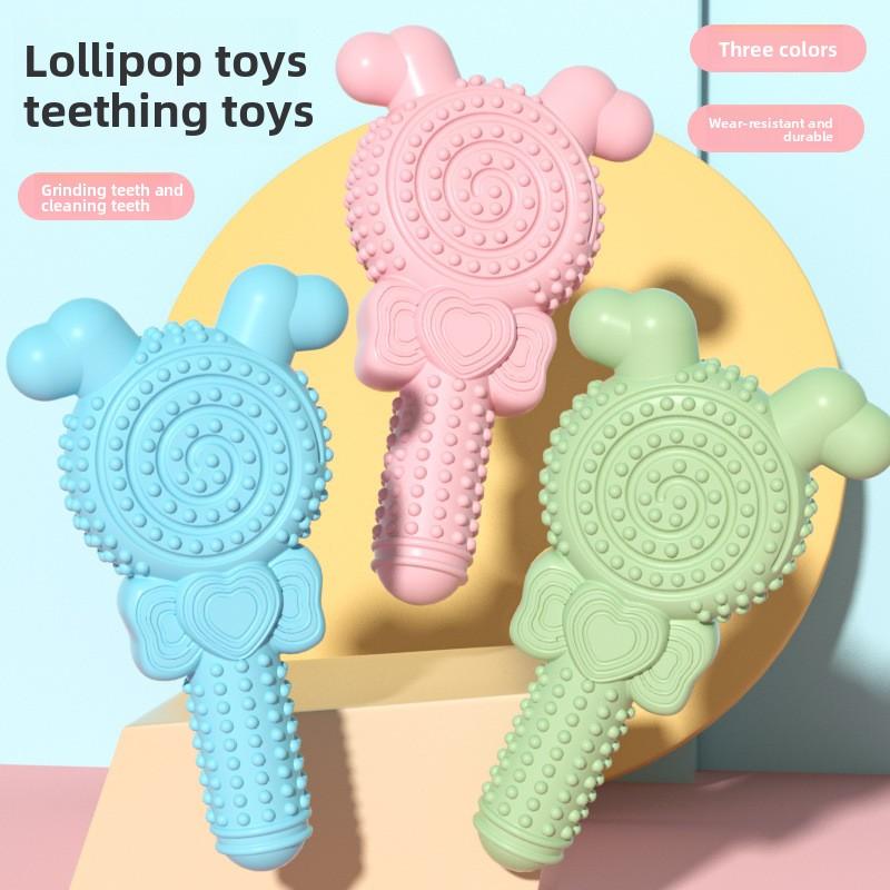 The New Pet Toy TPR Lollipop Is A Set of Dog Toys and Cat Toys That Are Resistant To Biting and Grinding Teeth