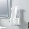 1Pcs Wall-Mounted Toothbrush Holder Toothbrush Cup Small Self-Adhesive Storage Box For Home Bathroom Kitchen