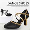 Women's T-Strap Latin Modern Dance Shoes Girls High Heels 7CM  Ballroom Party Shoes