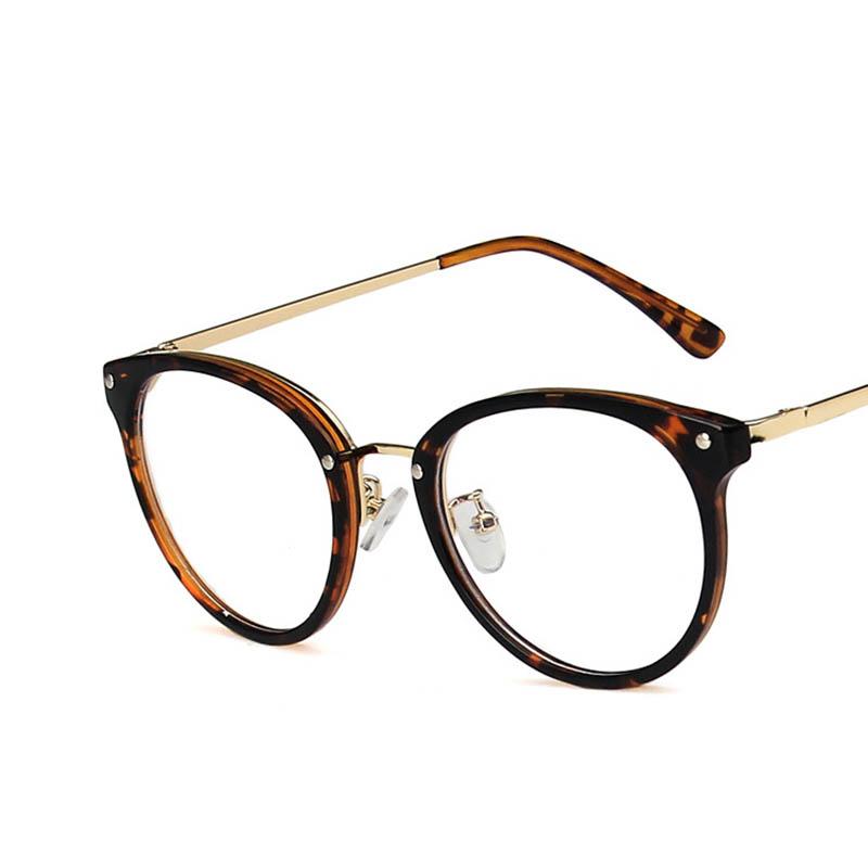 Trendy Minail Round Eyeglass Frames With Prescription Lens Short Sight Eyewear 0 -0.5 -1 -1.25 -1.5 -1.75 -2.0 To -6