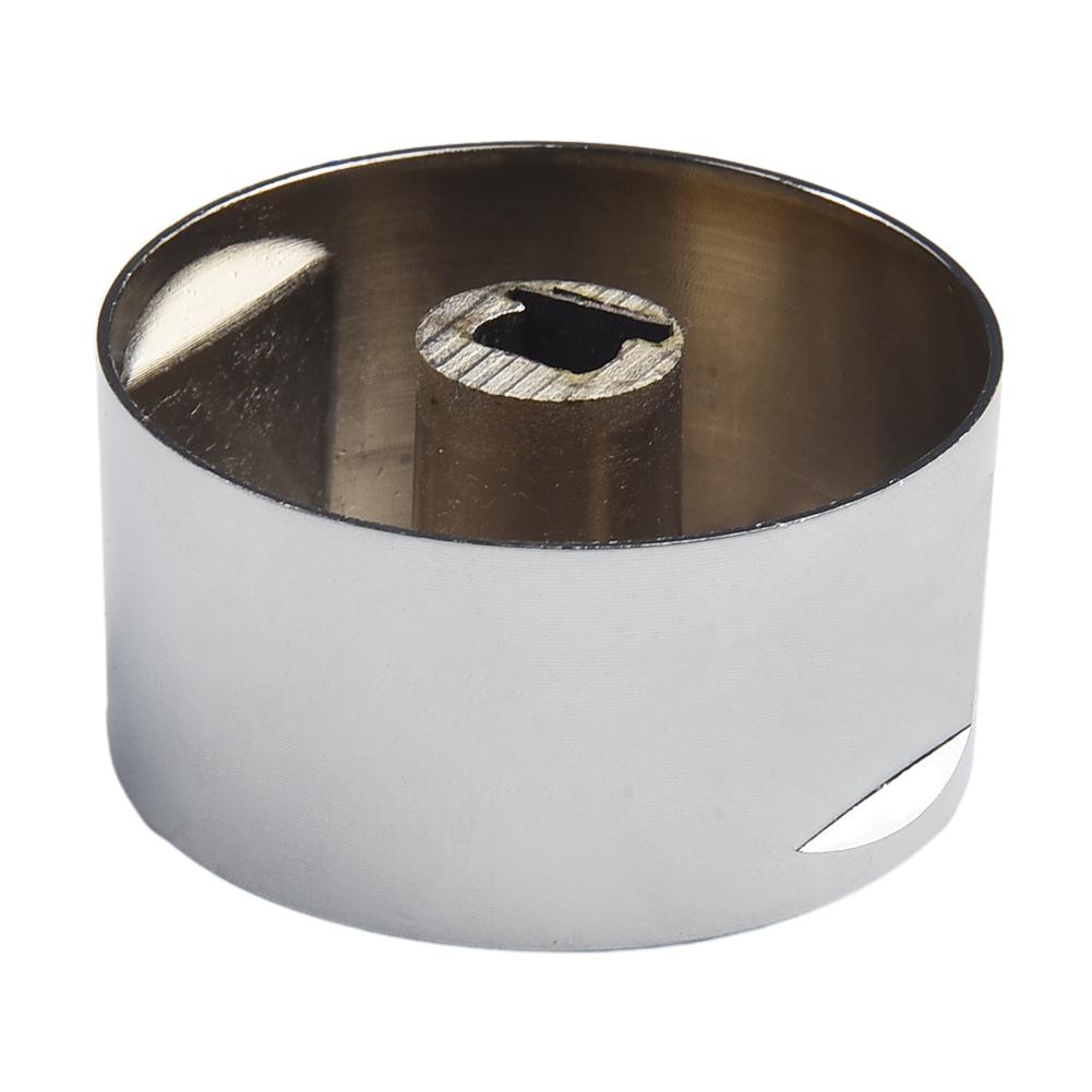 6PCS Round Zinc Alloy Knob Handles Compatible with Gas Stoves Cooktops Ovens and Electric Stove Rotary Switches