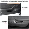 For Tesla Model 3 2017–2023 Model Y 2020–2024 Leather Car Door Anti Kick Pad Protection Interior Scratch Resistant Sticker