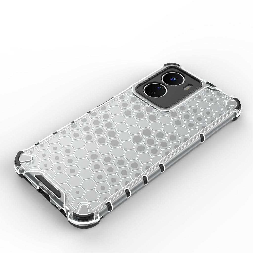 Vivo Y16 4G Honeycomb Drop-Proof Phone Case, Four-Corner Protection